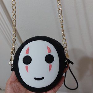 No Face Spirited Away Japanese Character Silicone Cute Small Mimi Pouch Purse